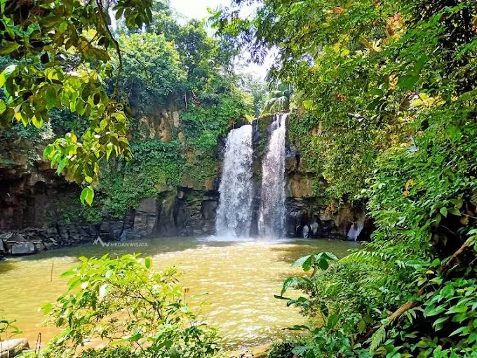 Air Terjun Simonang-monang di Kabupaten Asahan Sumatera Utara
