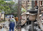 Perbandingan biaya sumur bor bantuan korban bencana Sumatera 2026, warga Aceh Timur menunjukkan sumur bor 3 inci kedalaman 89–100 meter dengan anggaran Rp15 juta.