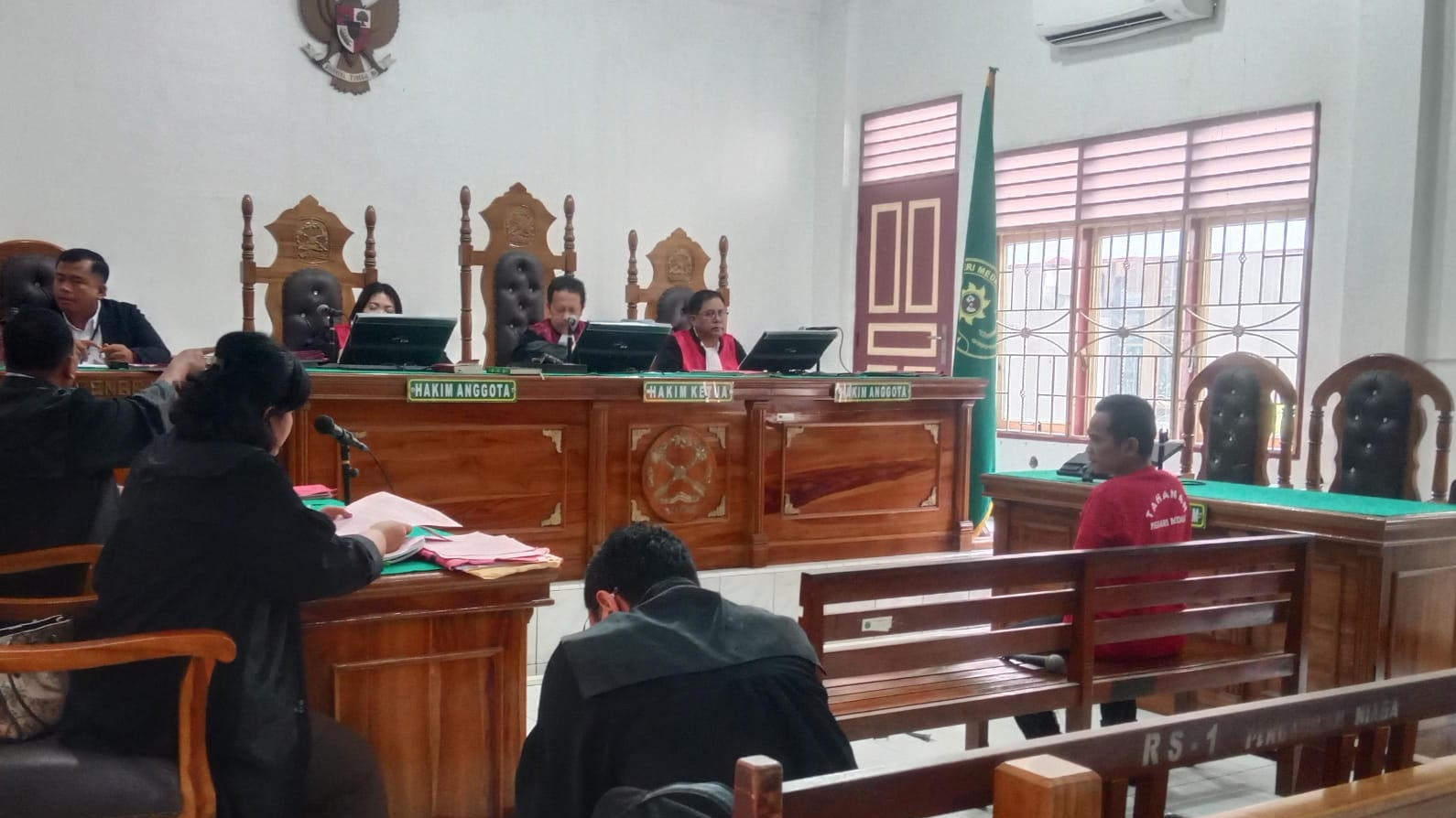 Boni Tarigan dituntut 3,5 tahun