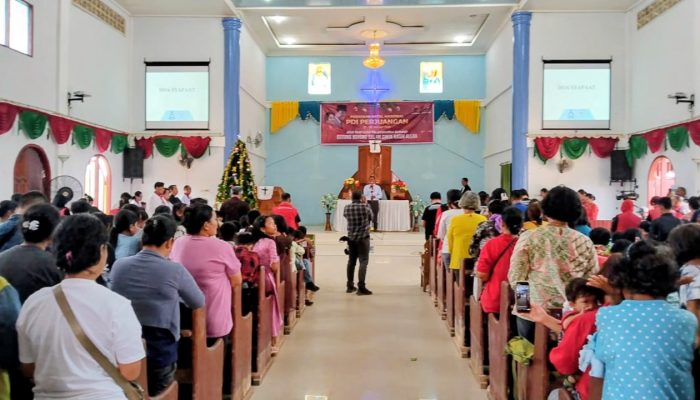 PDI Perjuangan Gelar Perayaan Natal Bersama Korban Bencana di Tapteng