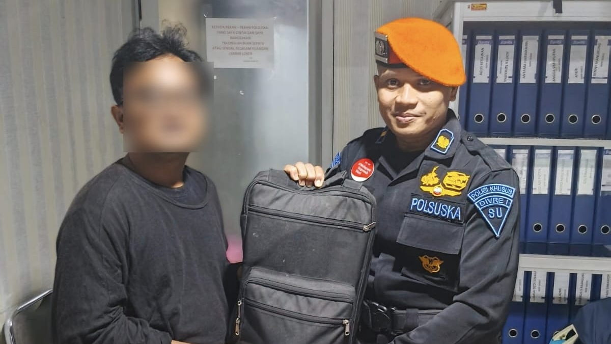 KAI Sumut barang tertinggal 2025