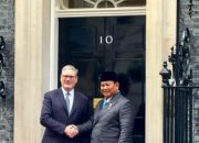 Prabowo Temui PM Inggris Keir Starmer di 10 Downing Street, Bahas Kerja Sama Strategis RI–Inggris