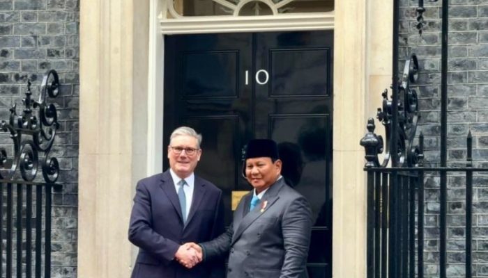 Prabowo Temui PM Inggris Keir Starmer di 10 Downing Street, Bahas Kerja Sama Strategis RI–Inggris