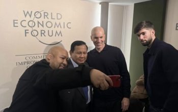 Prabowo bertemu Zinedine Zidane