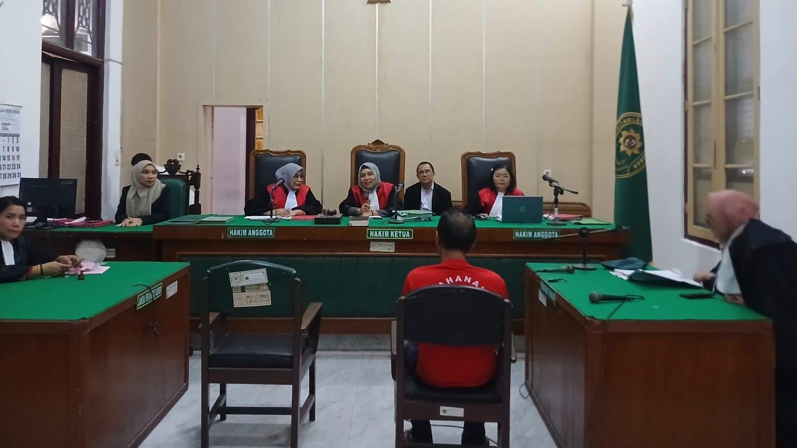 vonis pengedar sabu Medan