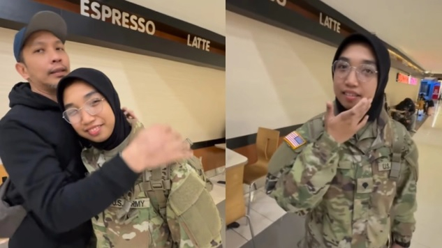 WNl berhijab US Army viral