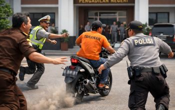 Tahanan Kasus Narkotika Kabur Usai Jalani Sidang di PN Lubukpakam