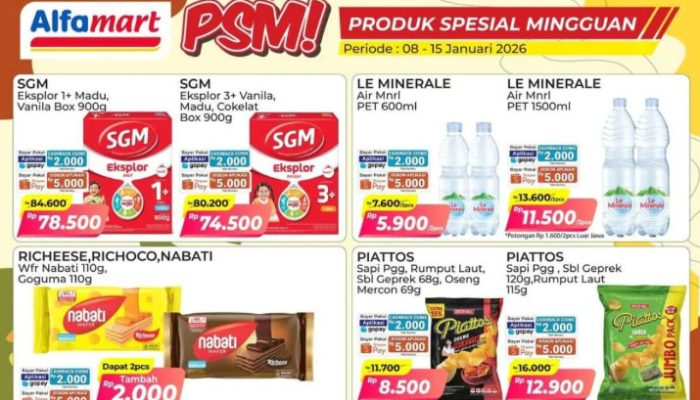 Promo Murah Meriah Alfamart Januari 2026: Belanja SGM Hingga Le Minerale Hemat