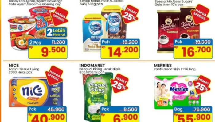 Promo Murah Meriah Indomaret Weekend di Akhir Januari 2026: Frisian Flag dan Merries Diskon 25%