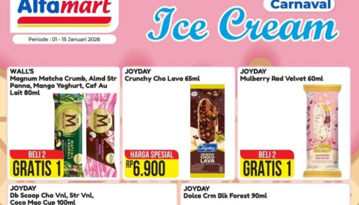 Promo Murah Meriah di Alfamart 2026: Es Krim Magnum dan Joyday Beli 2 Gratis 1