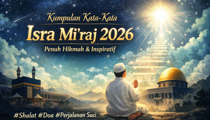 30 Kata-Kata Isra Mi’raj 2026 untuk Caption Medsos, Puitis dan Bermakna