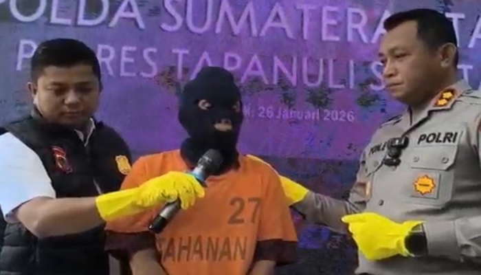 Kakek di Tapanuli Selatan Ditangkap Polisi atas Dugaan Rudapaksa terhadap Cucunya