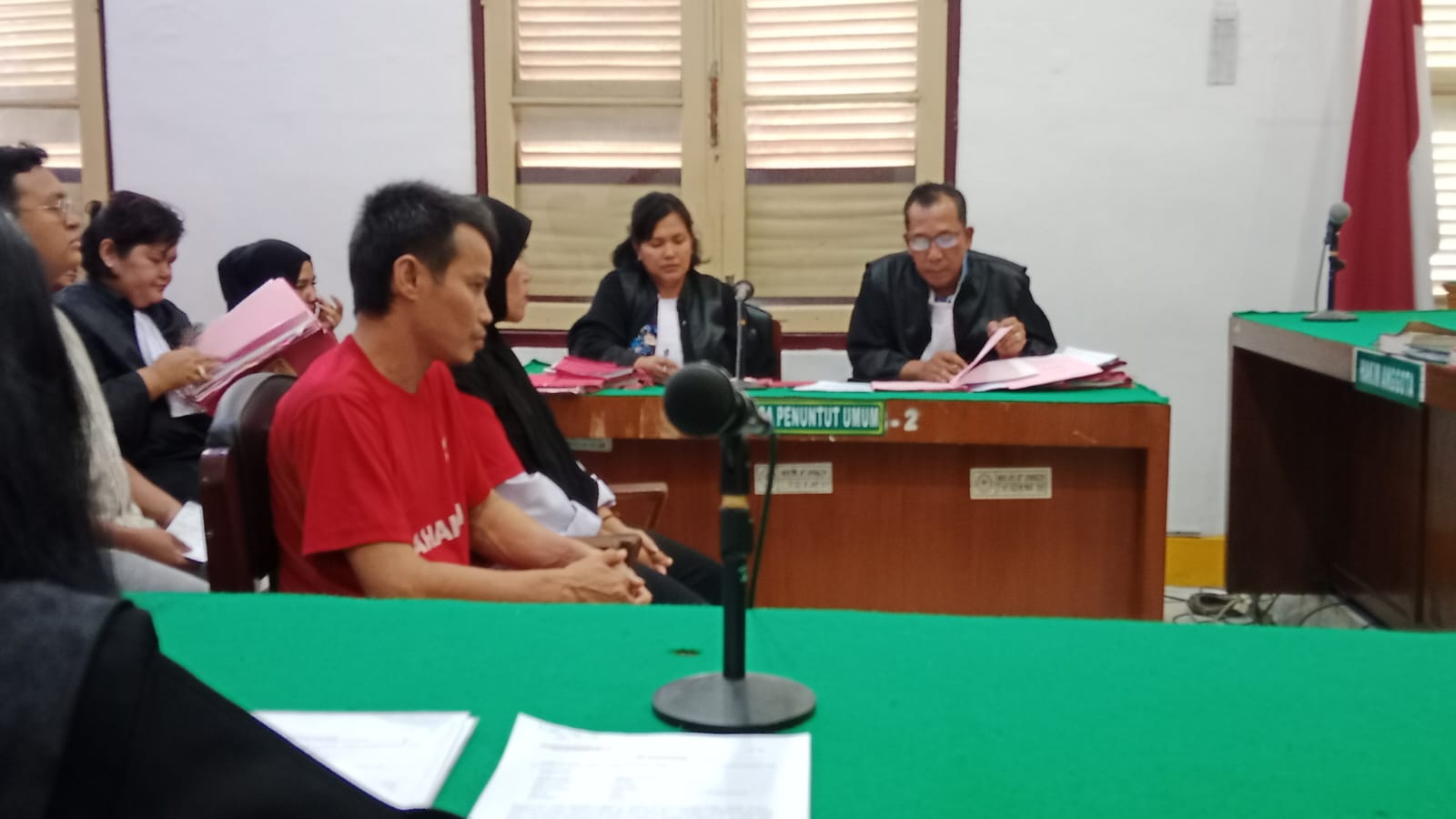 Sidang kasus pencurian tabung gas Elpiji 3 kg di Medan di Pengadilan Negeri Medan