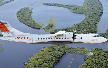 ilustrasi Pesawat ATR 42-500 hilang kontak