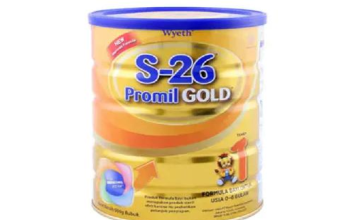 Kemasan susu formula bayi S-26 Promil Gold pHPro 1 produksi Nestlé yang dihentikan sementara distribusinya oleh BPOM terkait peringatan keamanan pangan.
