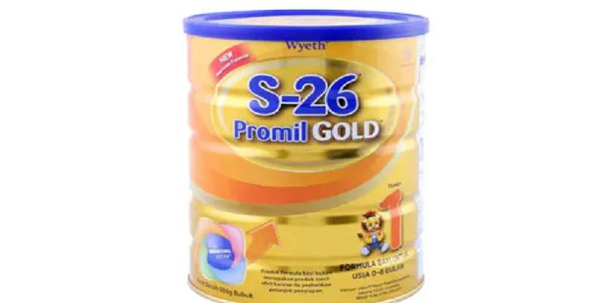 Kemasan susu formula bayi S-26 Promil Gold pHPro 1 produksi Nestlé yang dihentikan sementara distribusinya oleh BPOM terkait peringatan keamanan pangan.