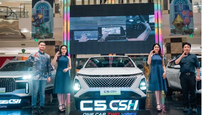 Chery C5 CSH Resmi Mengaspal di Medan, Perkuat Ekspansi Chery Super Hybrid di Sumatera Utara