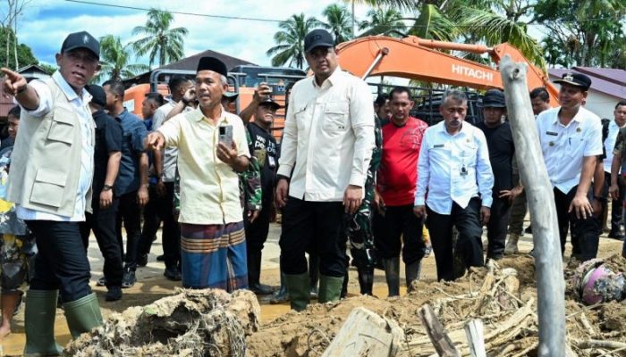 Banjir Tapanuli Tengah: Bobby Nasution Sebut Permukiman Bergeser Akibat Luapan Sungai Lopian