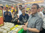 Bulog Sumut Dampingi Mendag RI Sidak di Pasar Gambir dan Ritel Modern Kota Tebing Tinggi