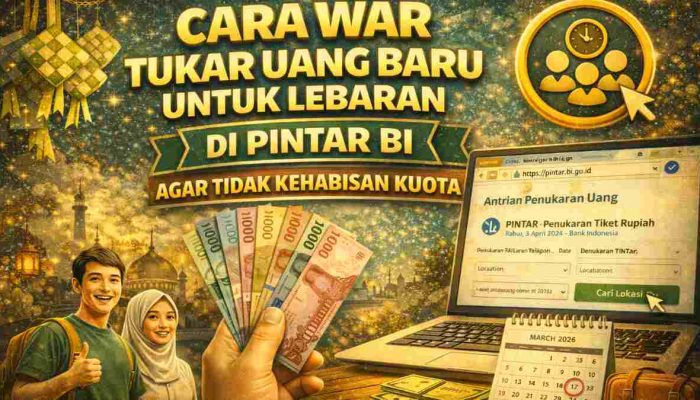 Cara Cepat Daftar Tukar Uang Baru di Pintar.bi.go.id: Cek Jadwal, Syarat dan Batas Maksimal