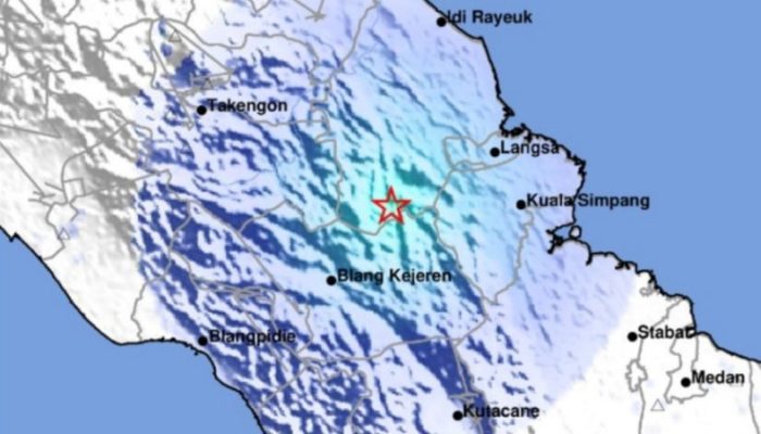 Gempa Gayo Lues M 4,2 Akibat Aktivitas Sesar Besar Sumatra Segmen Oreng