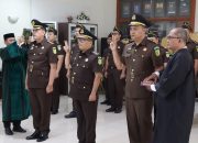 Kajari Medan melantik Kepala Seksi Kejari Medan