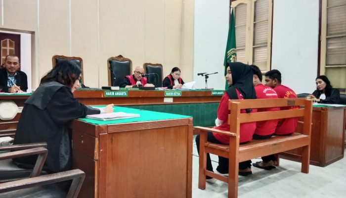 Tiga Muda-Mudi Didakwa Edarkan 10 Butir Ekstasi di Pajus Medan, Terancam 10 Tahun Penjara
