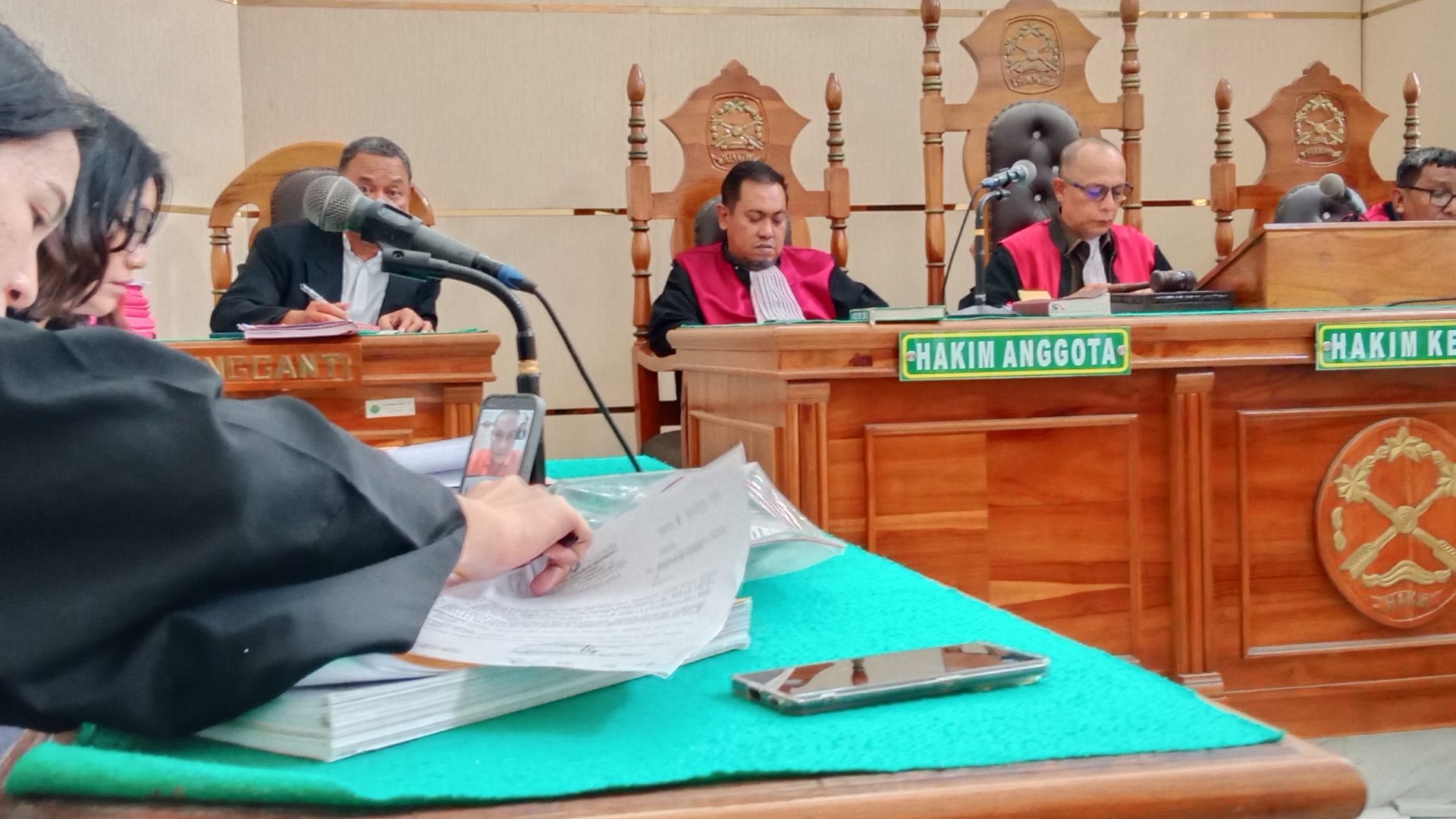 Sidang perdana dua terdakwa 10 Kg sabu di PN Medan yang terancam hukuman mati.