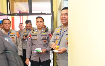 Kapolda Sumut Pimpin Tes Urine Pejabat dan Kapolres Saat Rapim 2026