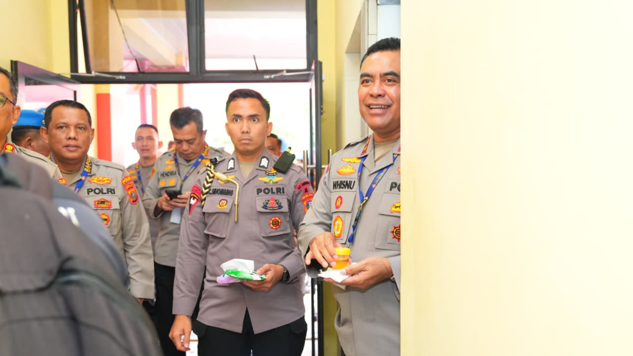 tes urine pejabat Polda Sumut