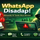 Ilustrasi WhatsApp disadap dengan tampilan ponsel, kode OTP, dan peretas sebagai simbol ancaman peretasan akun WhatsApp.