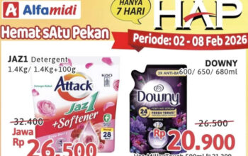 Promo Alfamidi Super Hemat Periode 4-8 Februari 2026: Ada Downy-Sania