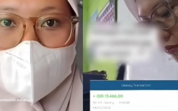 Guru PPPK paruh waktu di Sumedang memperlihatkan bukti honor Rp50.000 dalam video viral di media sosial.