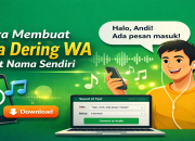 Cara Membuat Nada Dering WhatsApp Sebut Nama Sendiri dengan Mudah