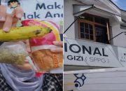 Orang tua siswa memprotes menu MBG Ramadan di kantor SPPG Bekasi Barat