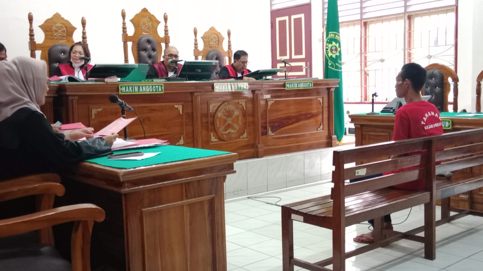 Pengedar uang palsu Medan