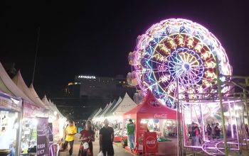 Ngabuburit Seru di Lapangan Benteng, Kuliner dan Wahana Diserbu Pengunjung