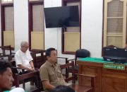 Eks Kadinkes Batubara Wahid Khusyairi menjalani sidang vonis kasus korupsi dana BTT di Pengadilan Tipikor Medan