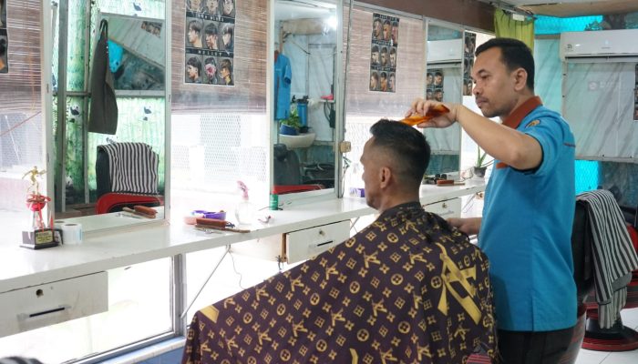 Jelang Idulfitri 1447 H, Lapas Kelas I Medan Perkuat Pelatihan Barbershop bagi Warga Binaan