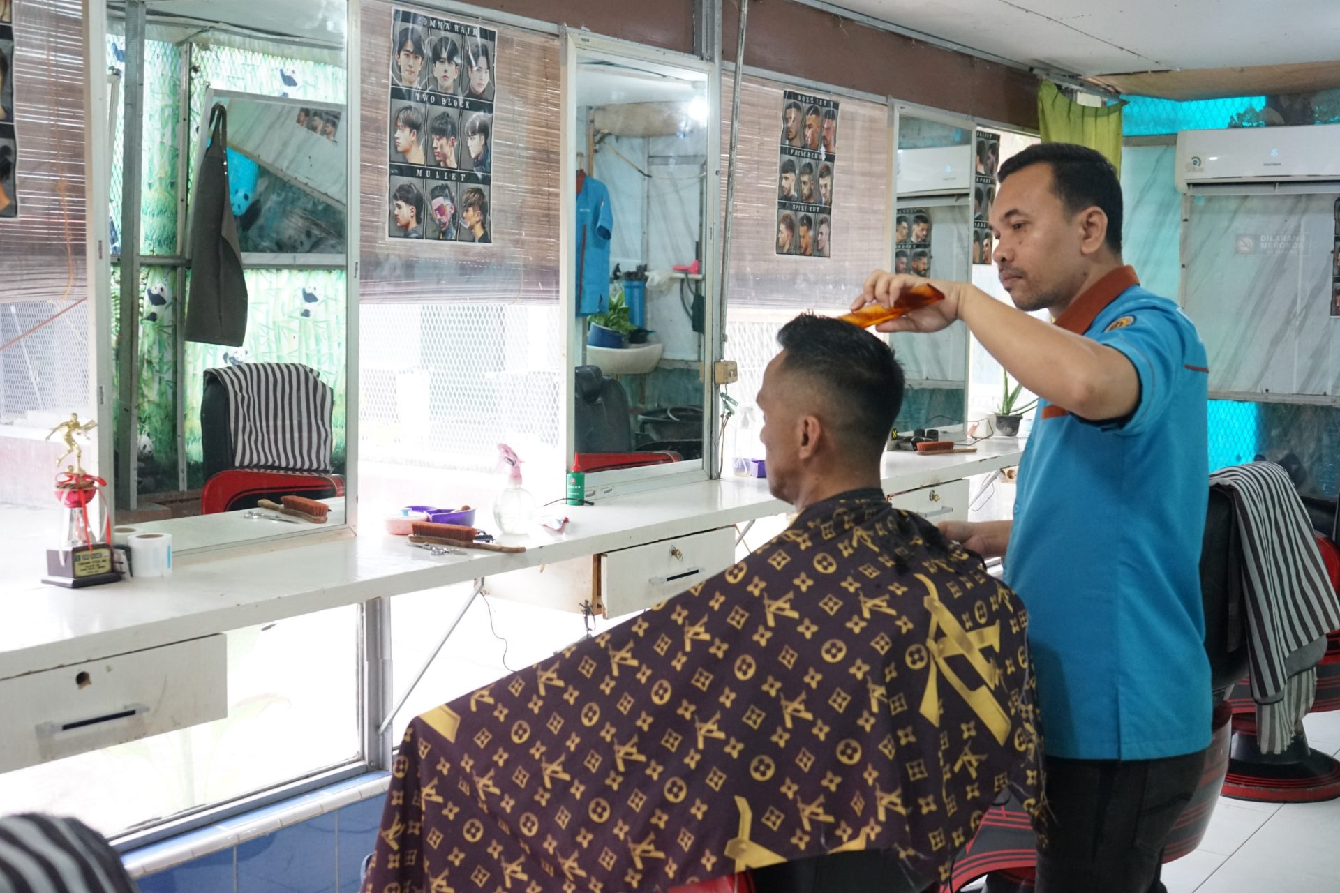 pelatihan barbershop lapas medan
