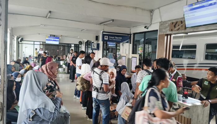 Stasiun Rantauprapat Jadi Destinasi Favorit Pemudik di Sumut pada Lebaran 2026, 11.244 Penumpang Mudik