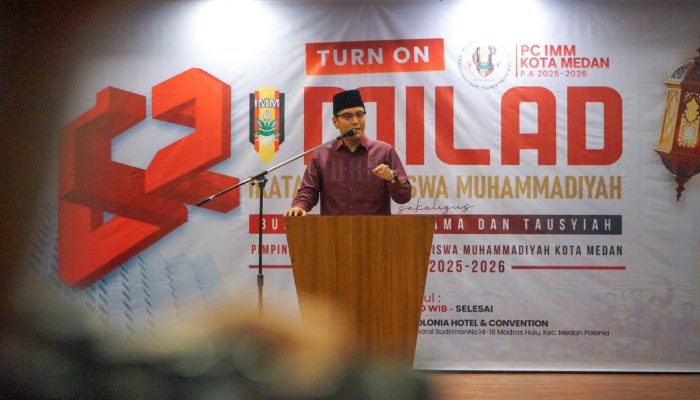 Milad ke-62 IMM, Rico Waas Harap Kader Membawa Pengaruh Kebaikan Bagi Pemuda Medan