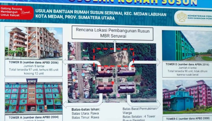 90 Unit Rumah Susun Seruwai Rusak Berat
