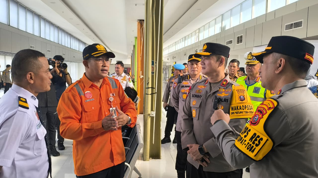 arus mudik kereta api