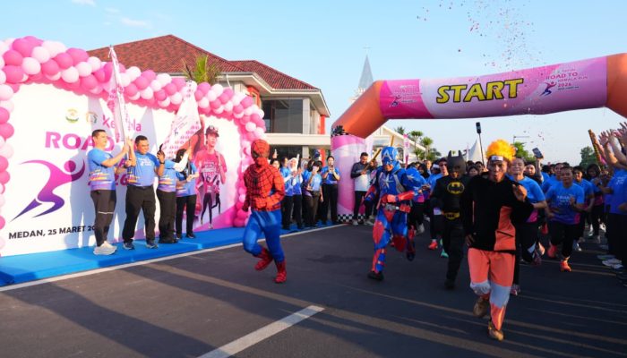 Gelorakan Semangat Olahraga, Polda Sumut Gelar “Road to Kemala Run 2026”  