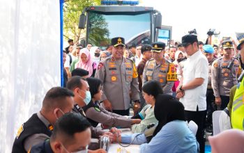 Polda Sumut Sediakan Layanan Kesehatan Gratis bagi Pemudik dan Sopir Bus