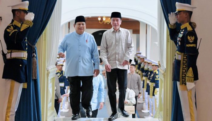 Momen Hangat Prabowo dan Jokowi Halalbihalal di Istana Merdeka saat Idulfitri 2026