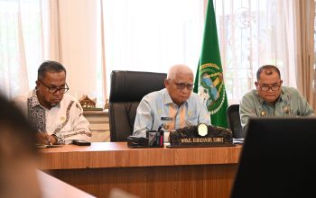 Wagub Sumut Surya mengikuti sosialisasi penyesuaian dana TKD 2026 bersama Mendagri Tito Karnavian secara virtual.