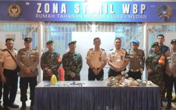 Rutan Kelas I Medan Gencarkan Razia Jelang Lebaran 2026, Targetkan Zero Halinar