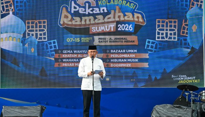 Pj Sekdaprov Sumut Ajak Masyarakat Perkuat Kolaborasi Bangun Daerah Saat Penutupan Pekan Ramadan 2026